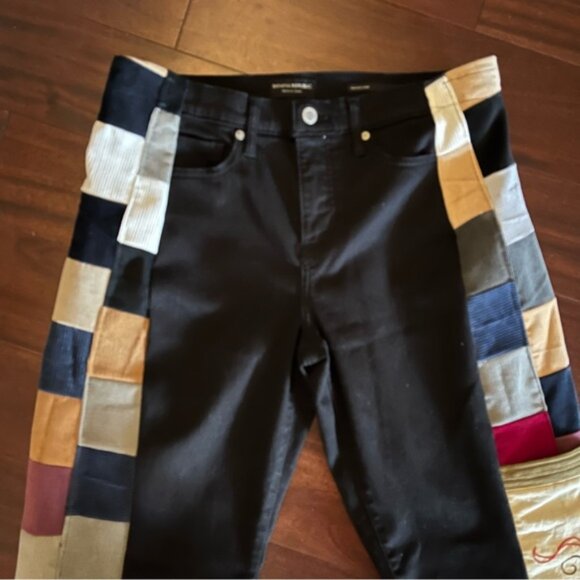 Corduroy patchwork flares bell bottoms grateful stealie dead shakedown ❤️⚡️💙 - Picture 10 of 13